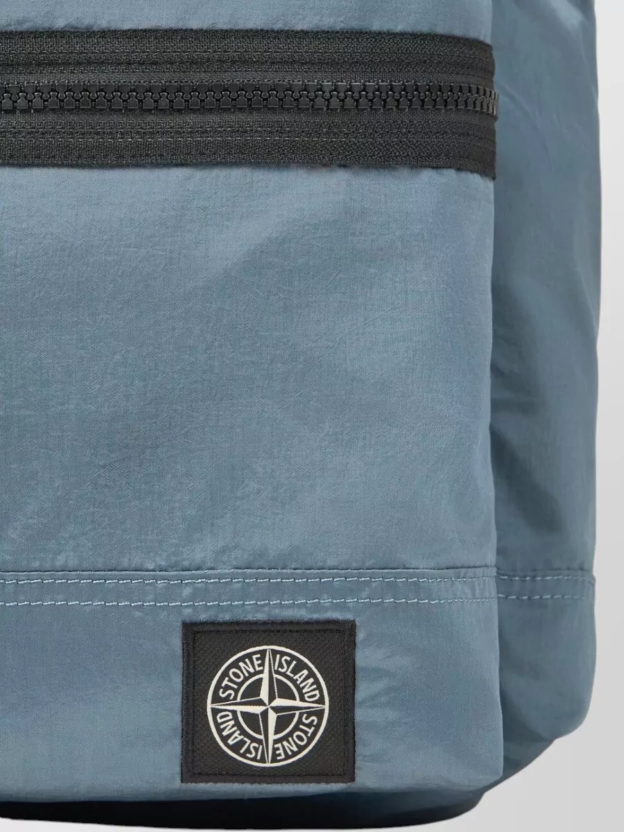 Stone Island Econyl Nylon Backpack Metal Compass Patch