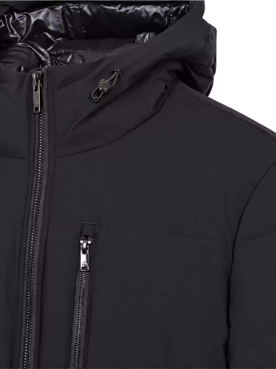 Moose Knuckles Down Hooded Quilted Puffer Jacket