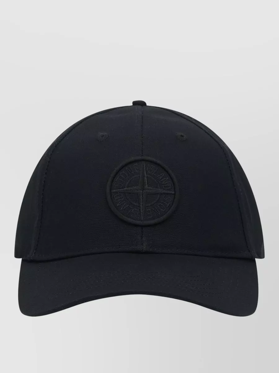 Stone Island Cotton Logo Baseball Cap