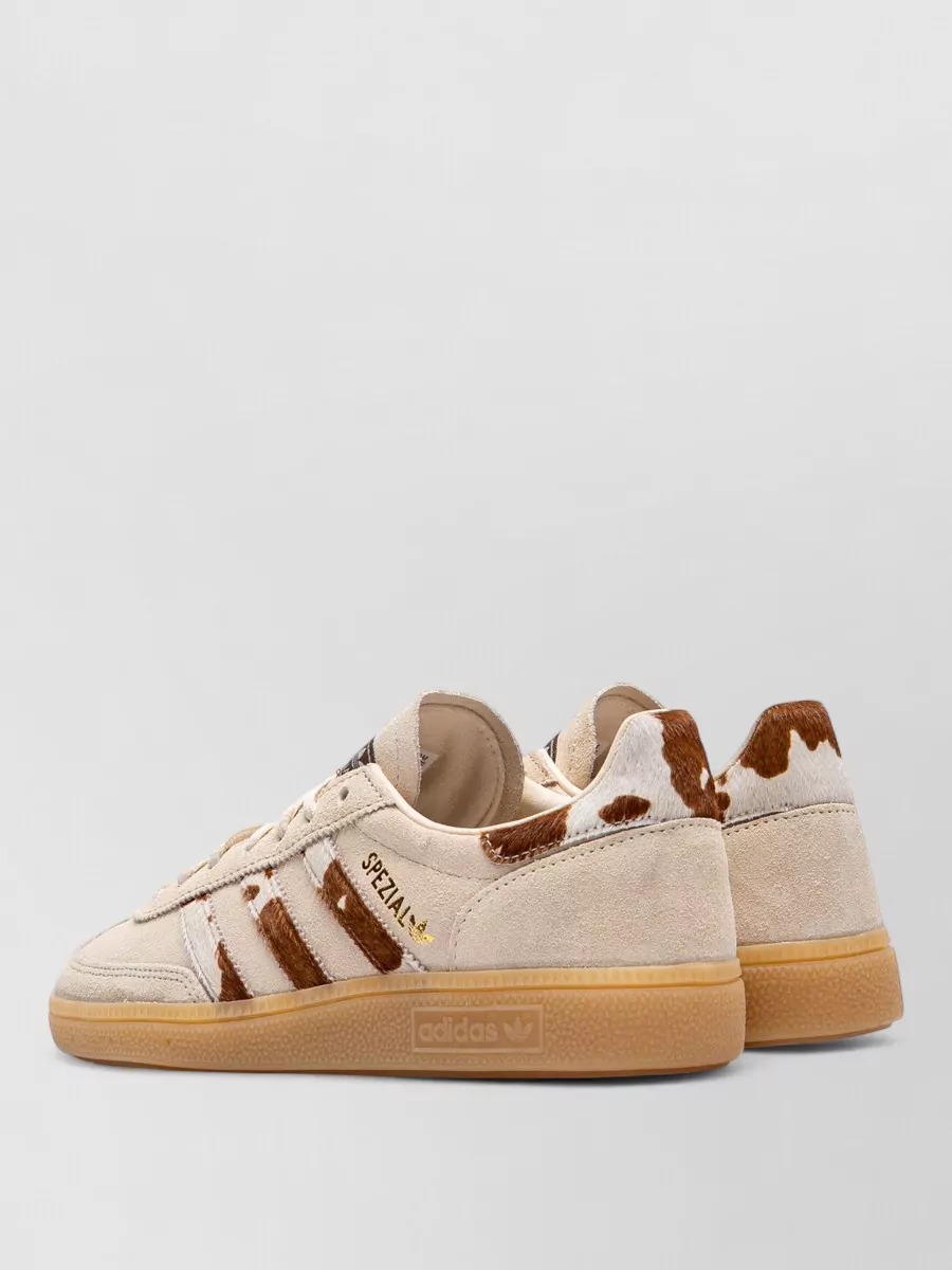 Adidas Suede Leather Animal-Print Low-Top Sneakers