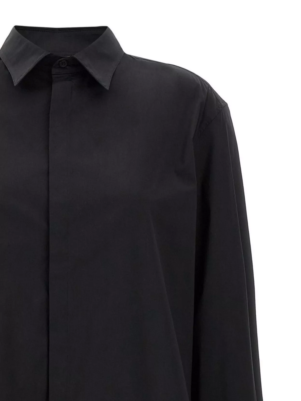 Shop Y-3 Asymmetric Hem Dress Buttoned Cuffs