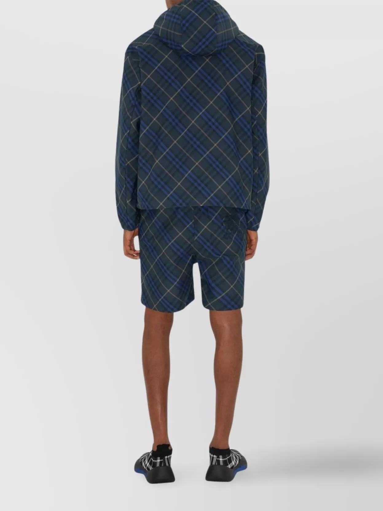 Burberry Check Pattern Elasticated Waist Shorts