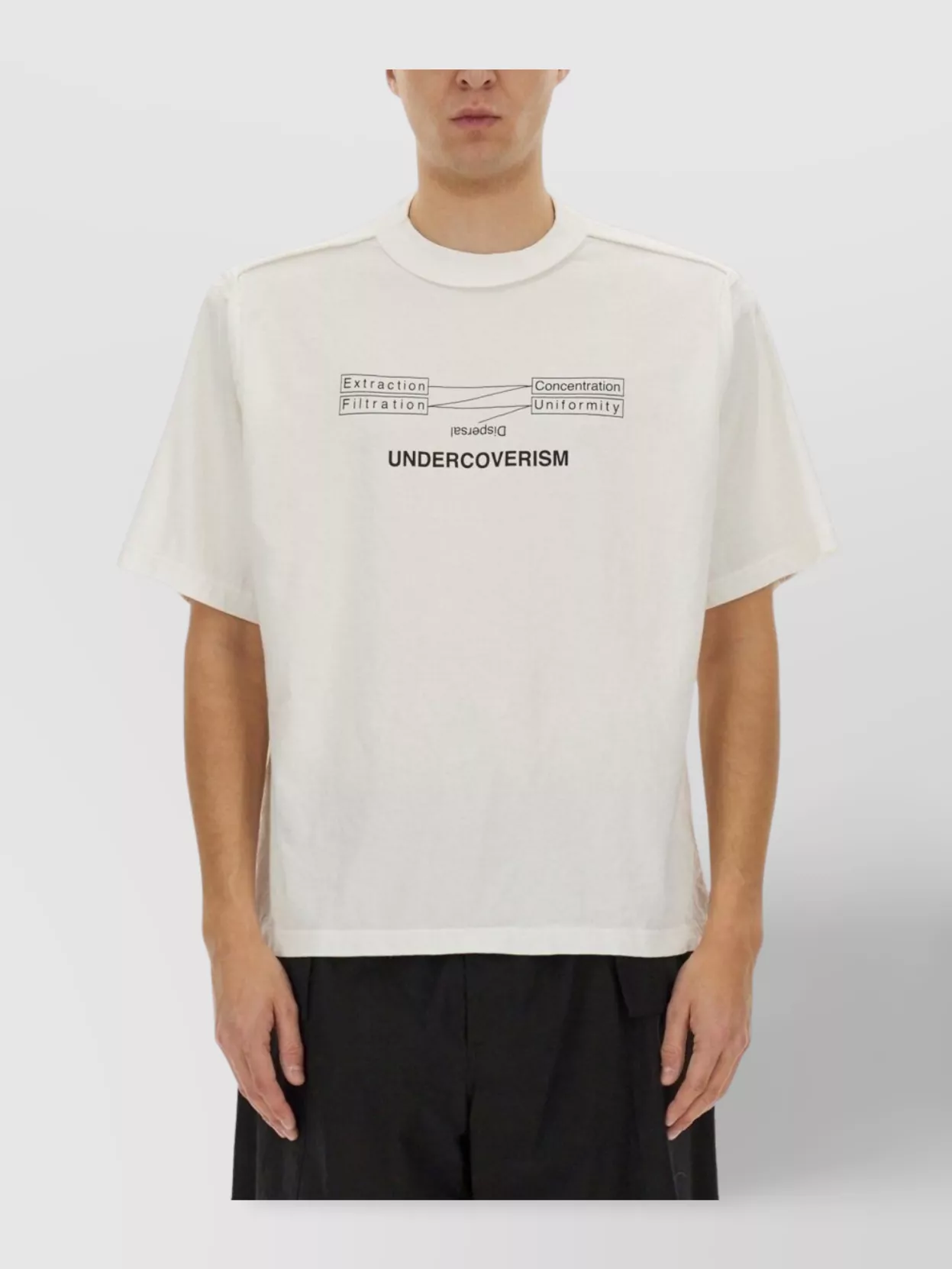 Undercover Printed T-Shirt With Back Seam Detail