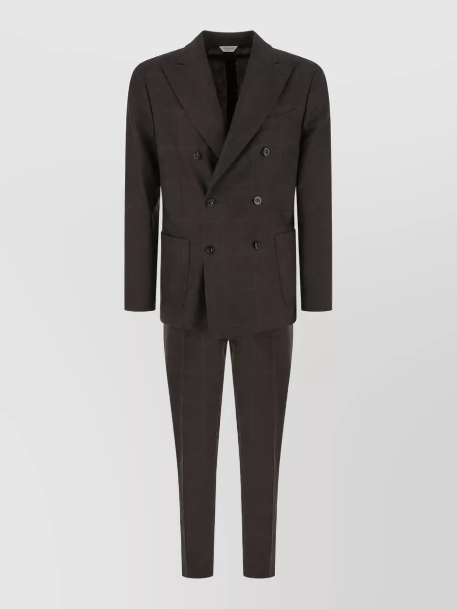 Boglioli wool double-breasted coat