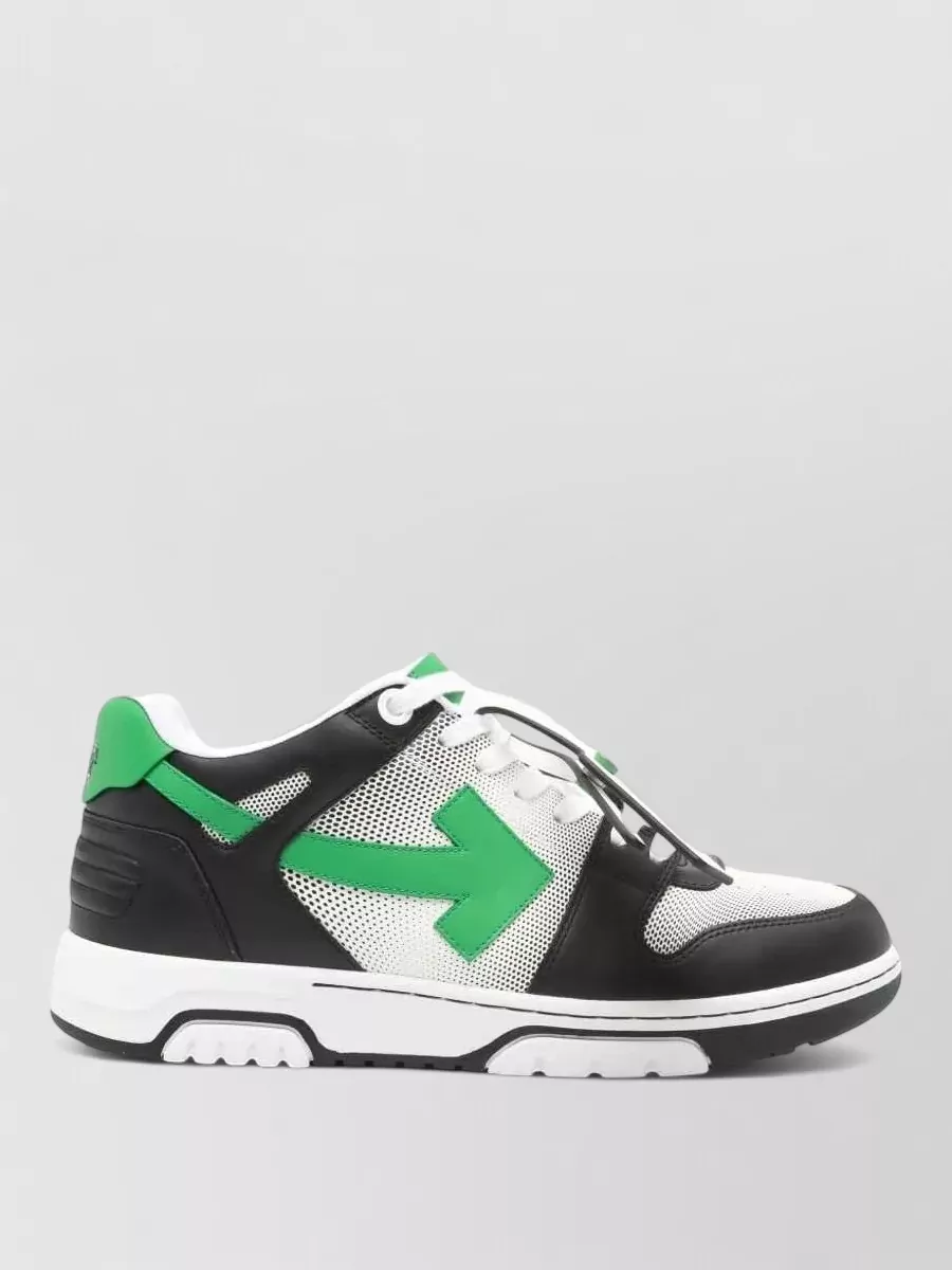Off-White Leather Out Of Office Low-Top Sneakers