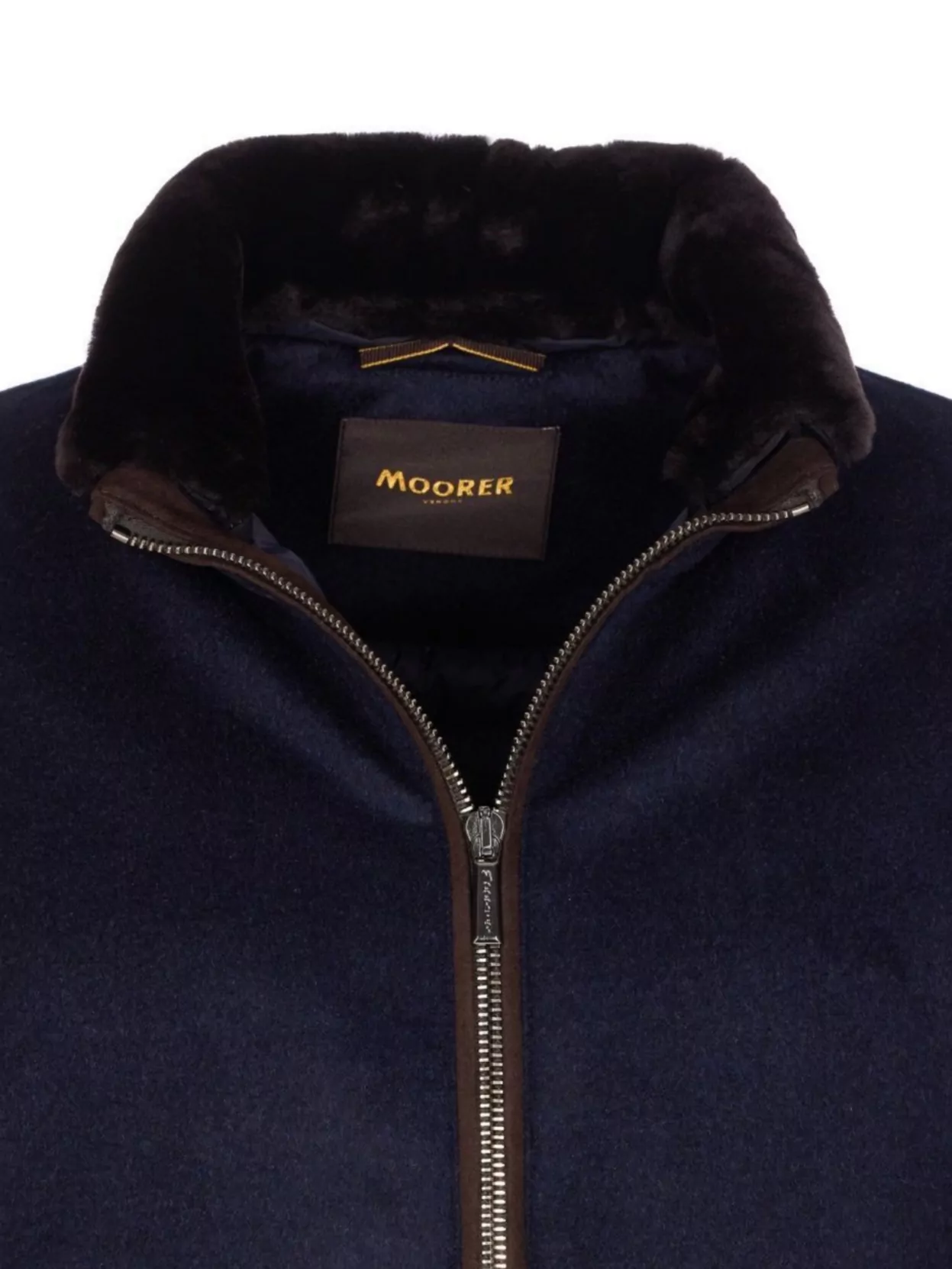 Moorer High Neck Padded Jacket Pockets