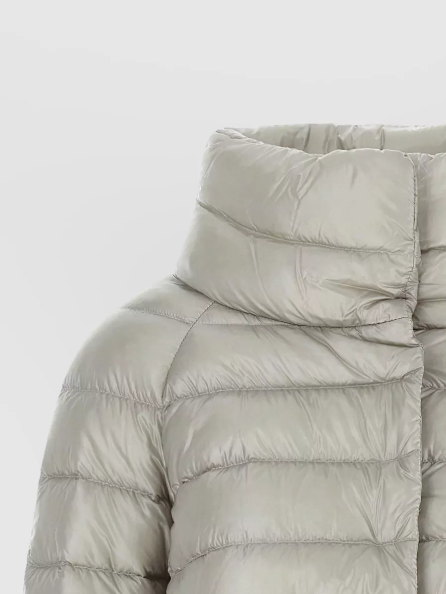 Herno Quilted Hooded Cape