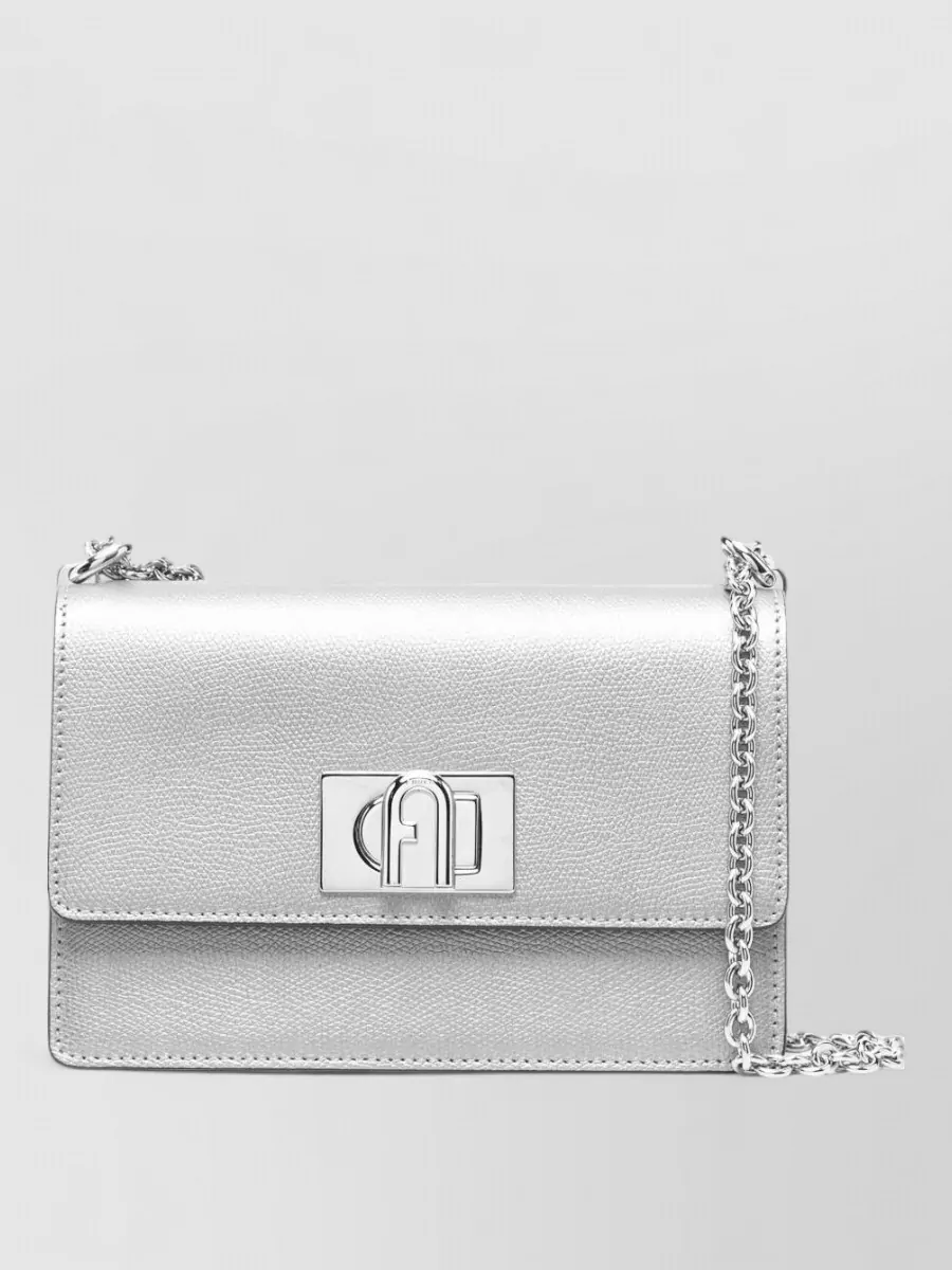 Furla 1927 leather clutch bag