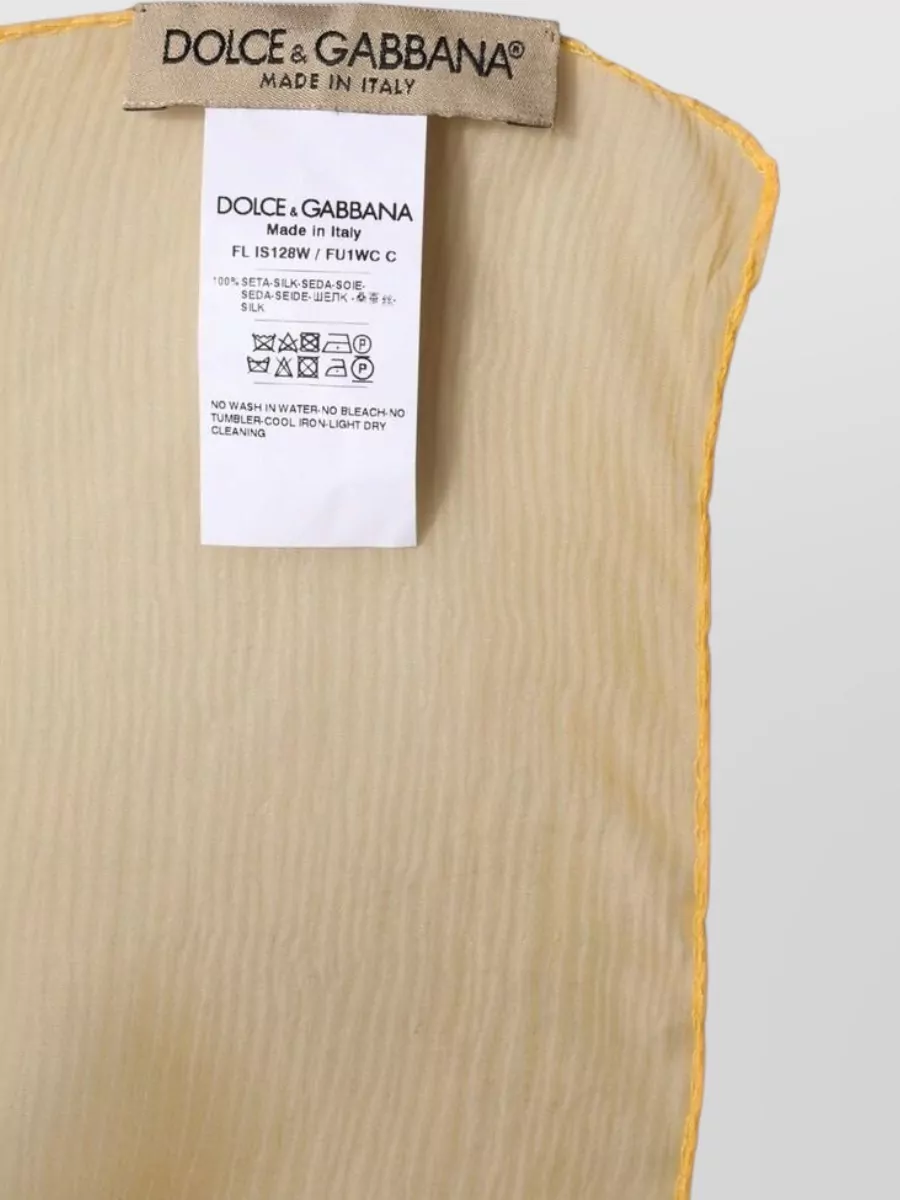 Dolce&Gabbana Silk Rectangle Scarf