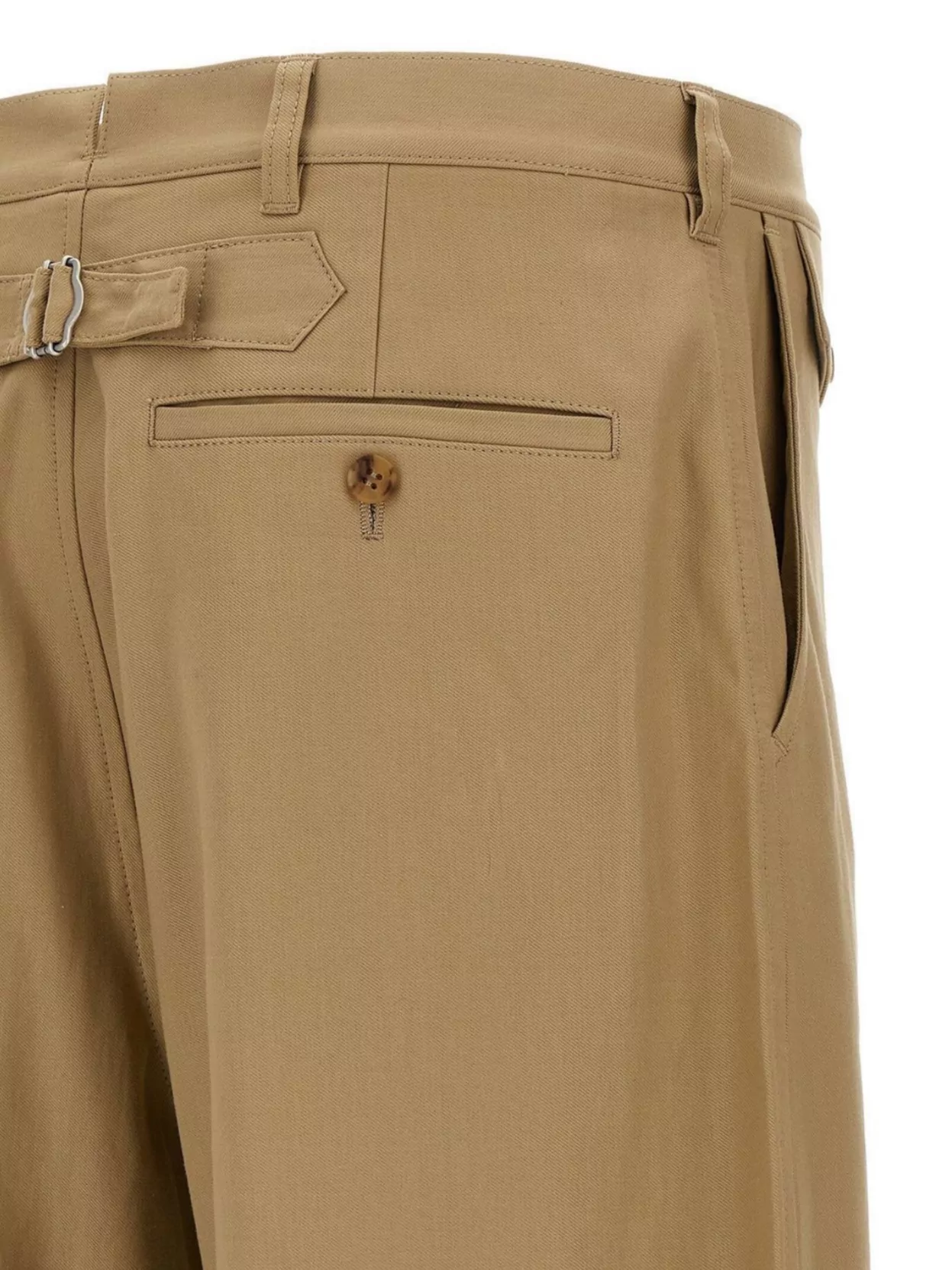 Comme Des Garçons Straight Leg Trousers With Pockets And Loops