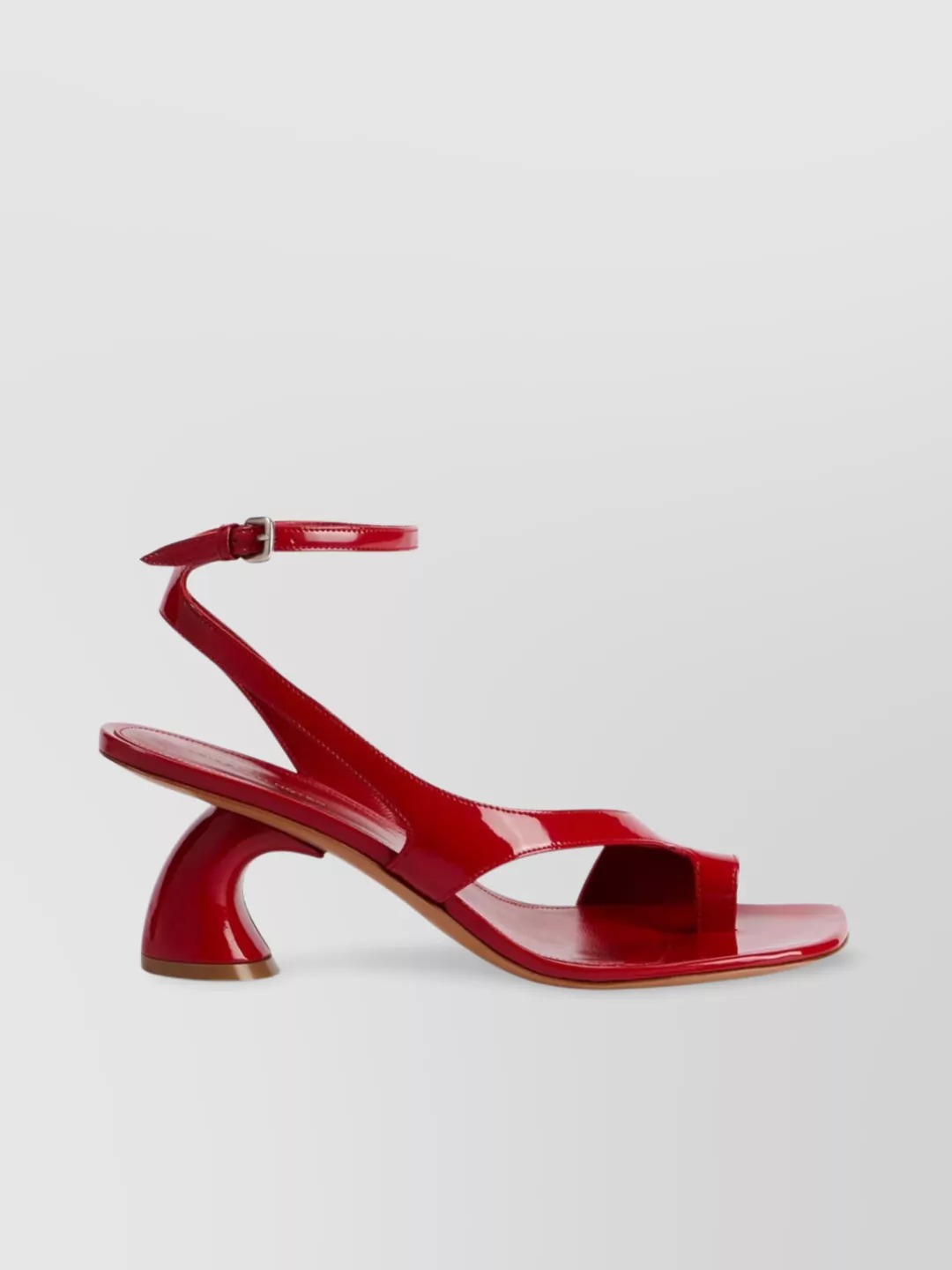 Shop Dries Van Noten Sculptural Heel Open Toe Sandals