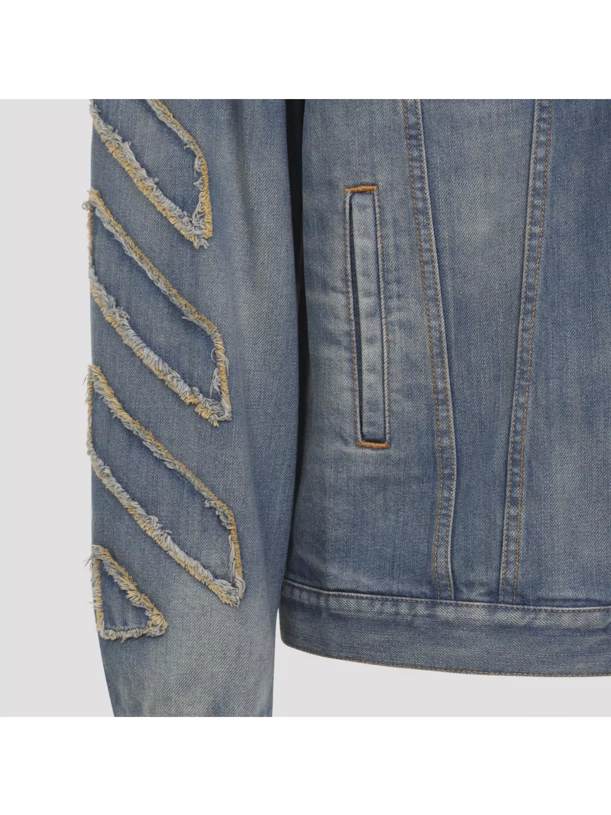 Off-White Denim Jacket Chest Pockets