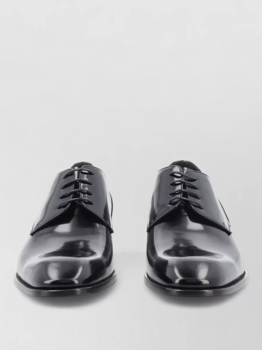 Saint Laurent leather derby shoes
