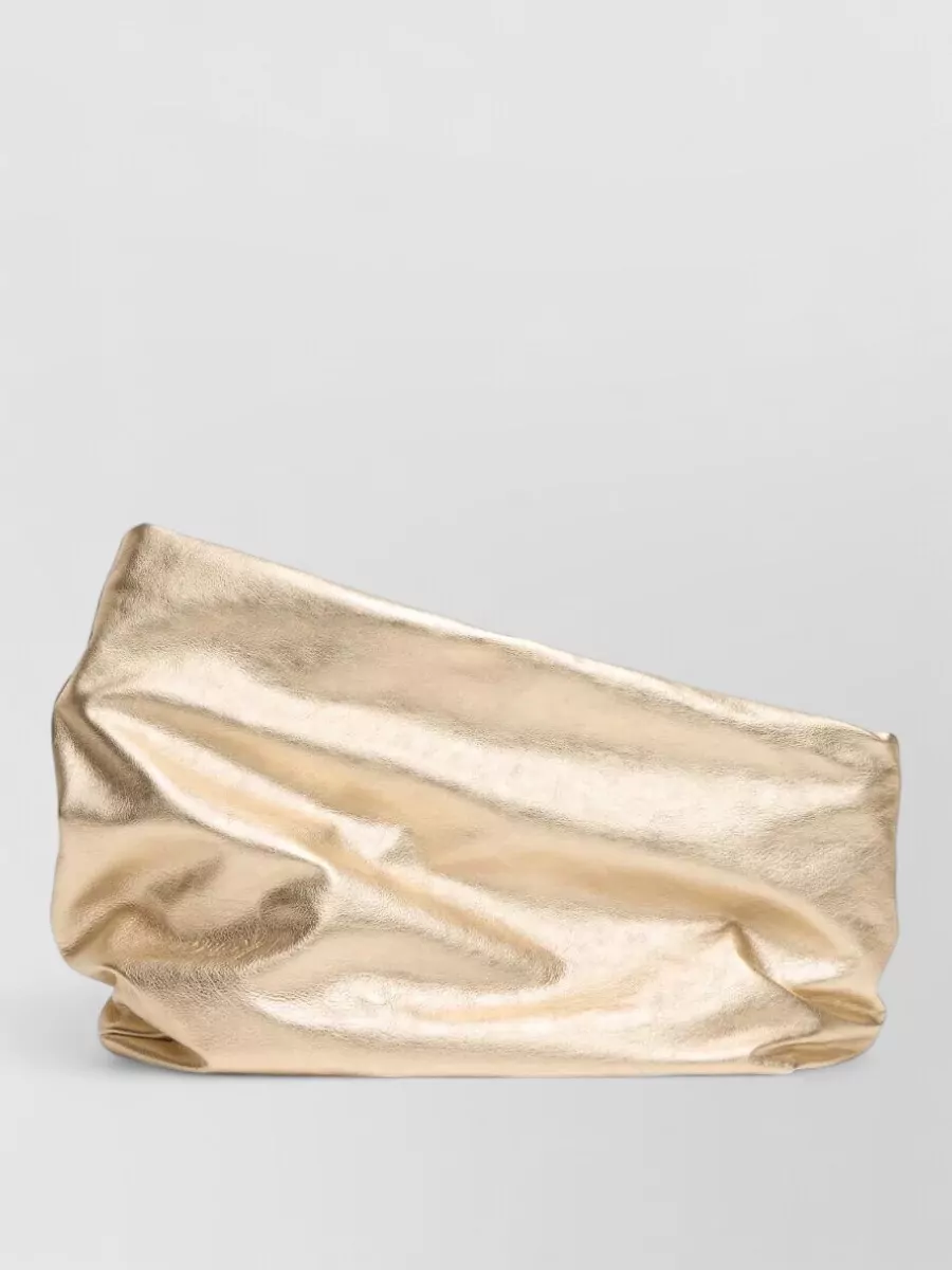 Marsell Laminated calf leather shoulder clutch bag