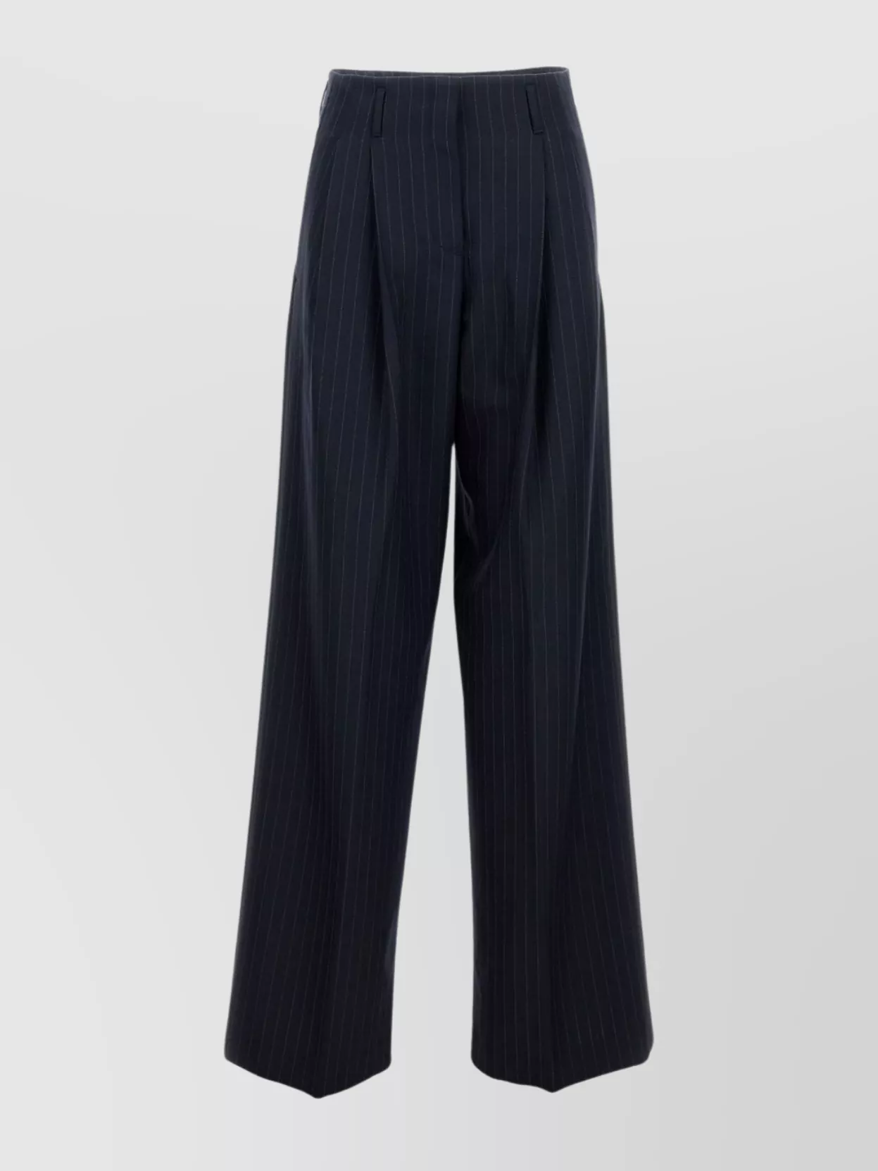 Golden Goose Tailored Wide Leg Pinstripe Trousers