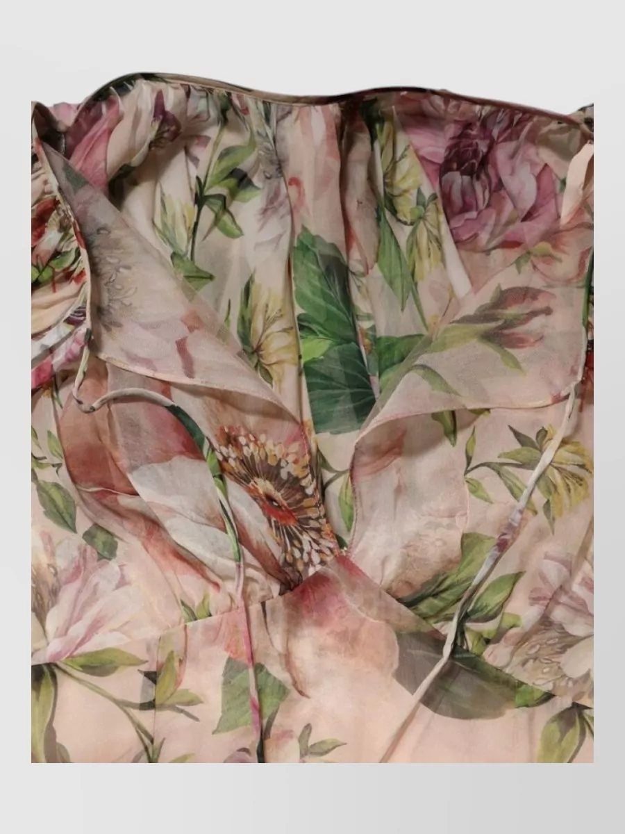 Dolce&Gabbana Silk Floral Maxi Dress