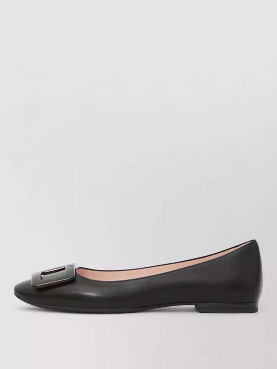 Roger Vivier Leather Ballerina Shoes