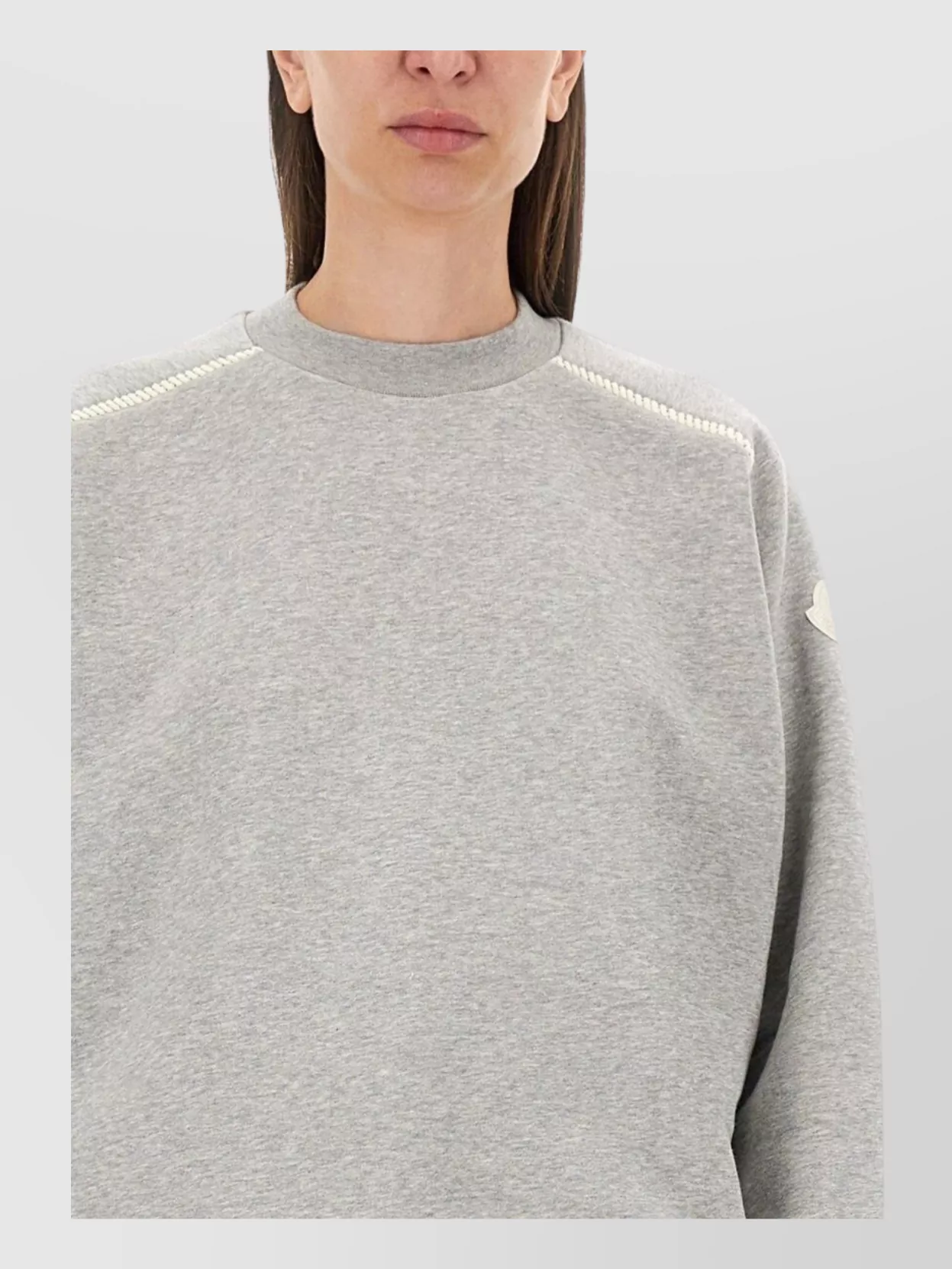 Moncler Logo Crew Neck Long Sleeve Sweatshirt