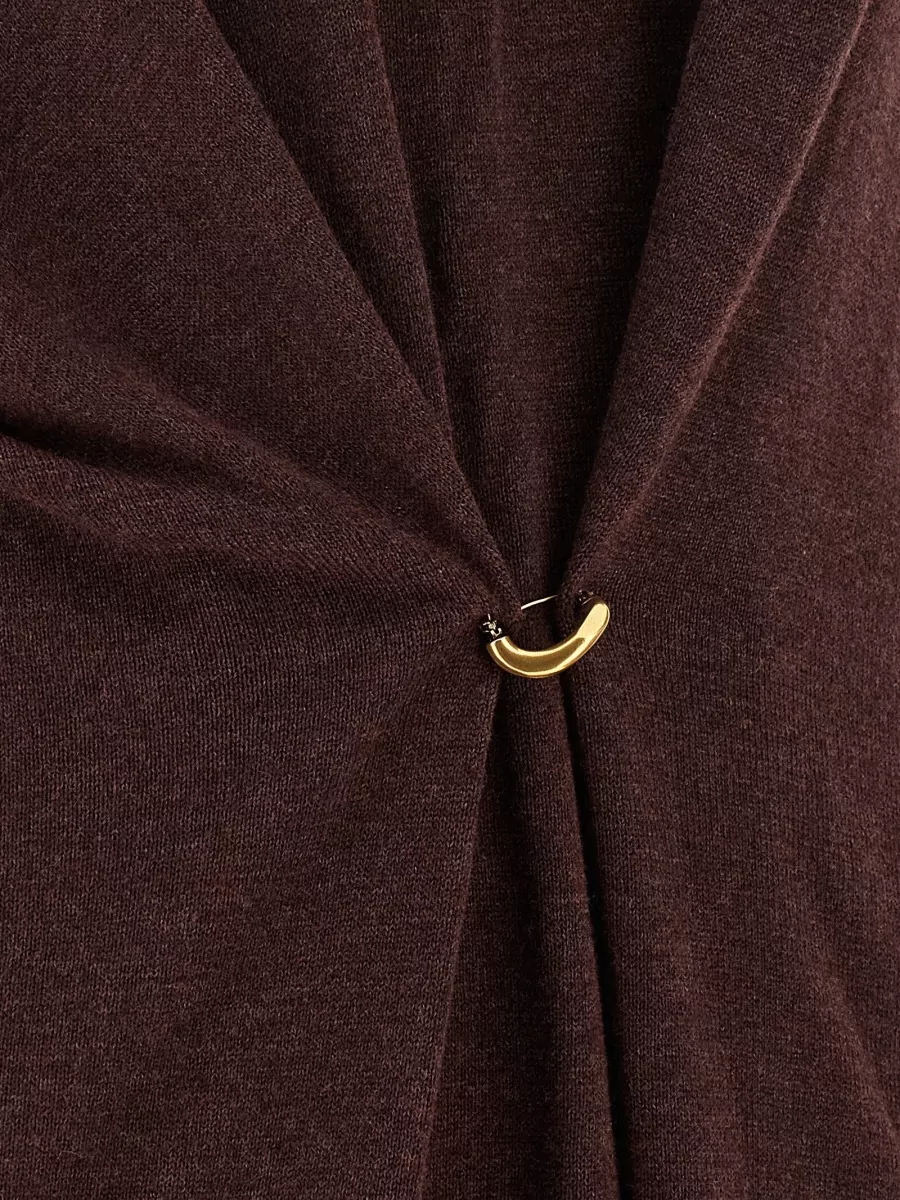 Isabel Marant Viscose Wool V-Neck Long-Sleeve Sweater