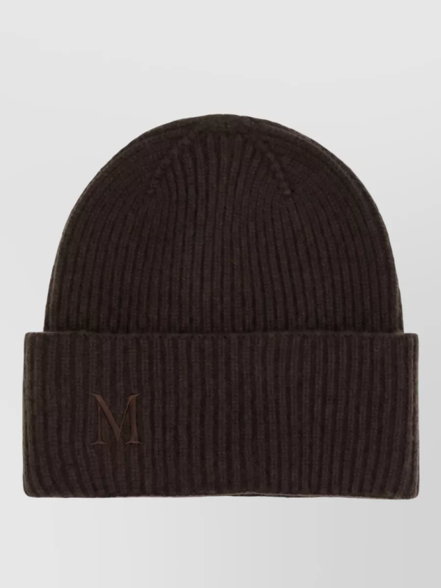 Max Mara ribbed cashmere beanie