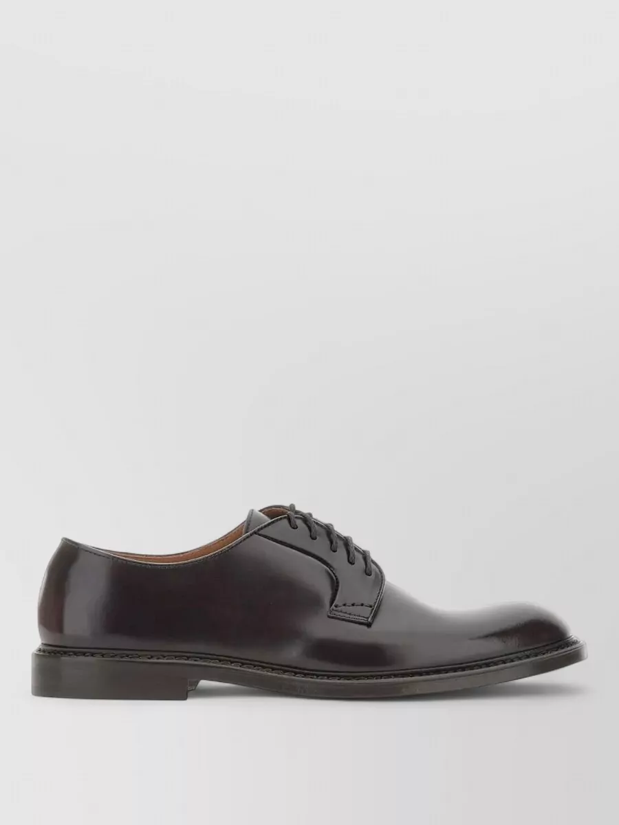 Doucal's Leather Lace-Up Shoes