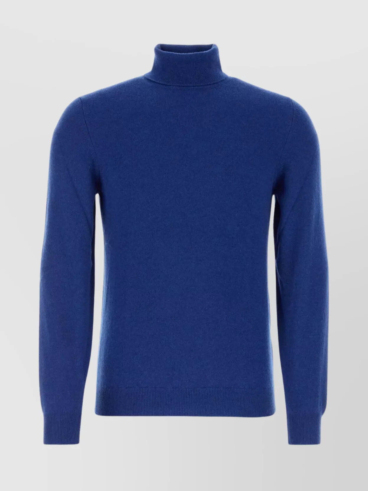 Fedeli Luxurious Cashmere Turtleneck Sweater In Blue