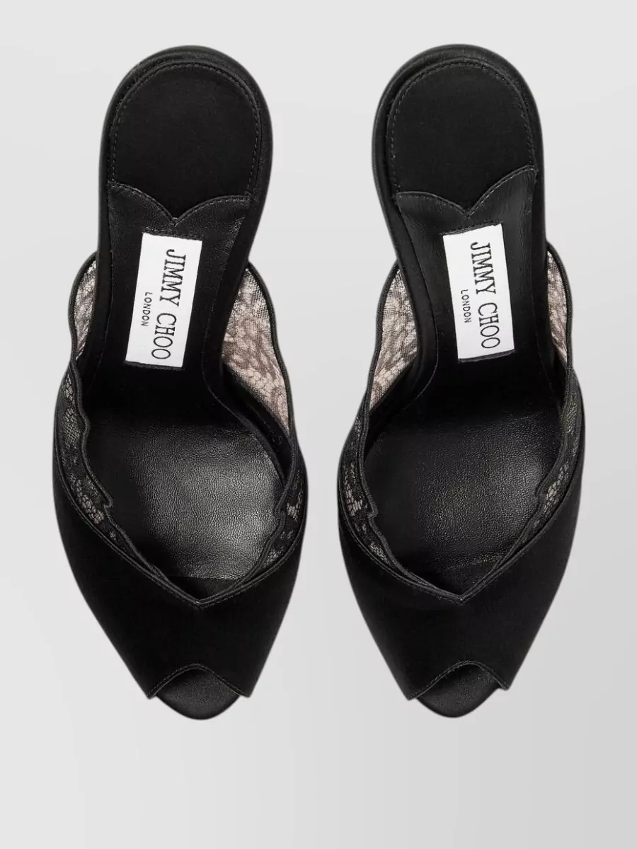 Jimmy Choo Lace Mules