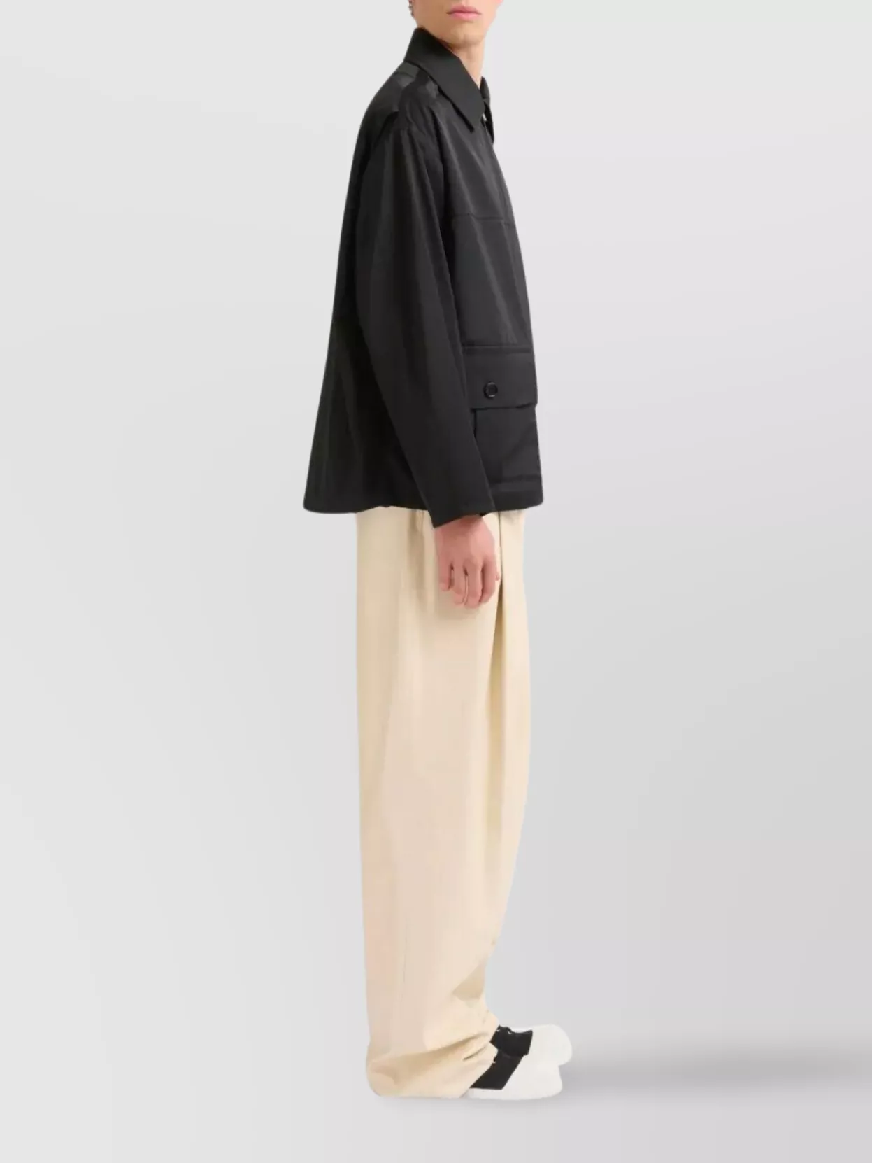 Marni Cropped Men's Jacket Large Pockets