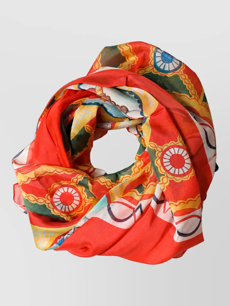 Dolce&Gabbana Silk Printed Square Scarf