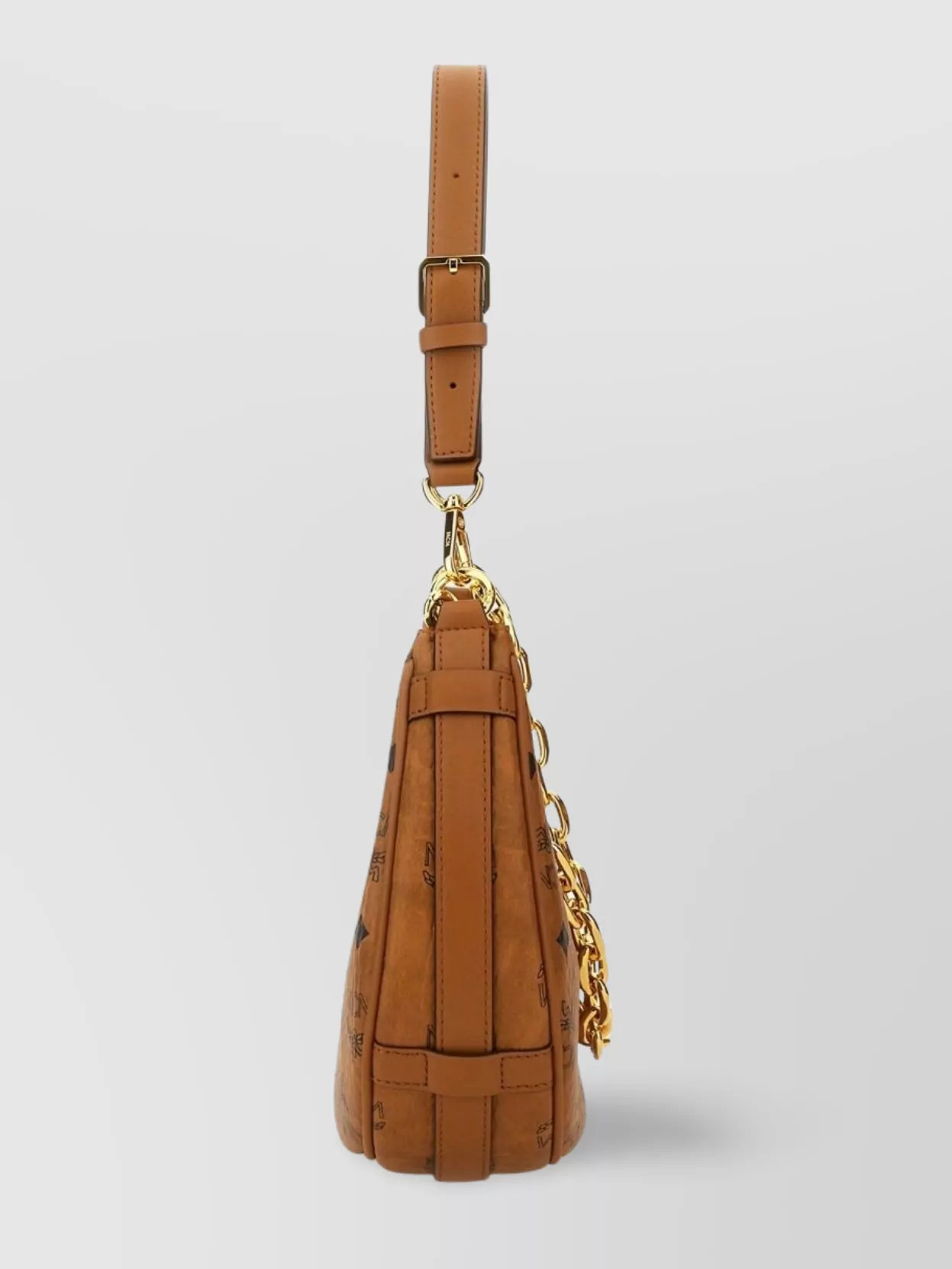 Mcm "Aren" Hobo Bag Adjustable Strap