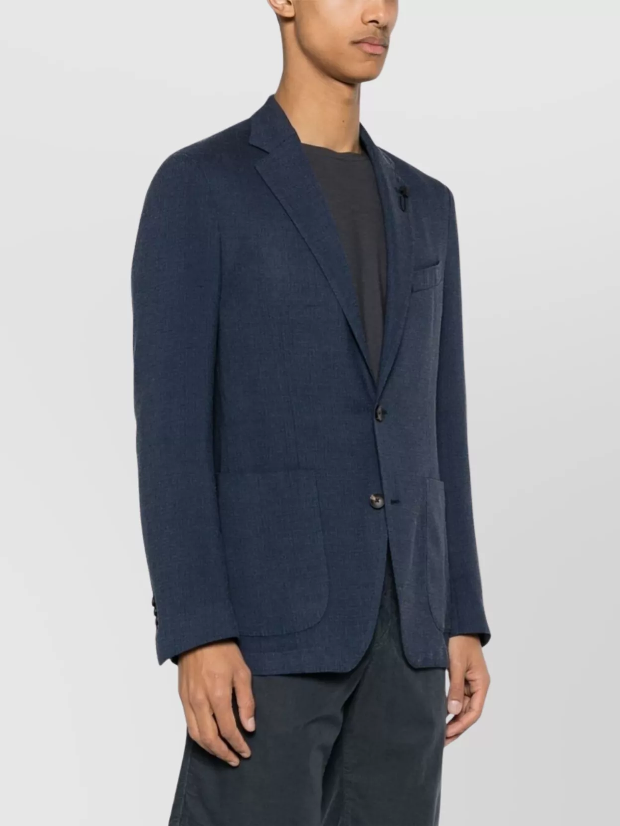 Lardini Men's Single-Breasted Notch Lapels Jacket