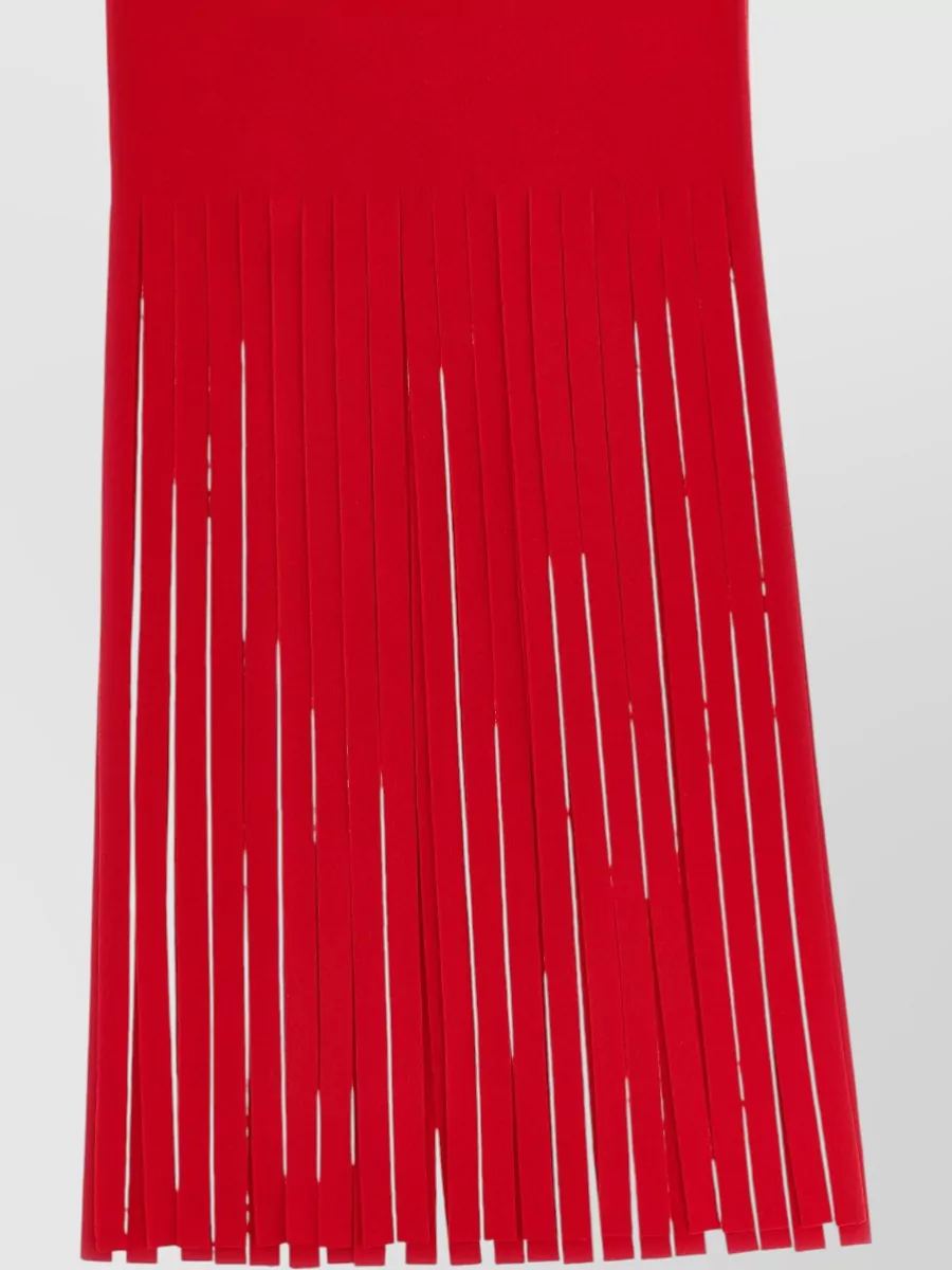 Sportmax Wool Fringed Scarf
