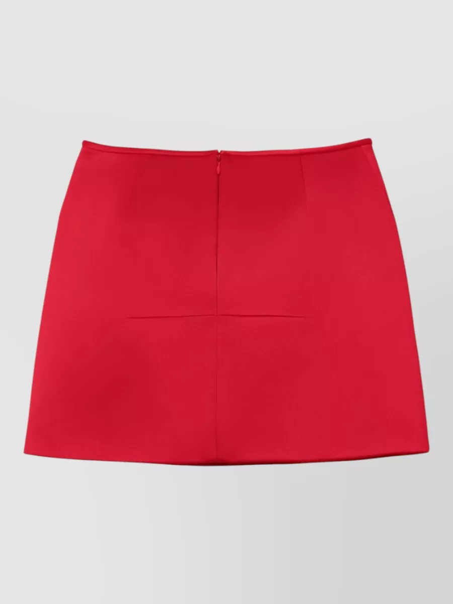 Marc Jacobs Satin Bias-Cut Above-Knee Skirt