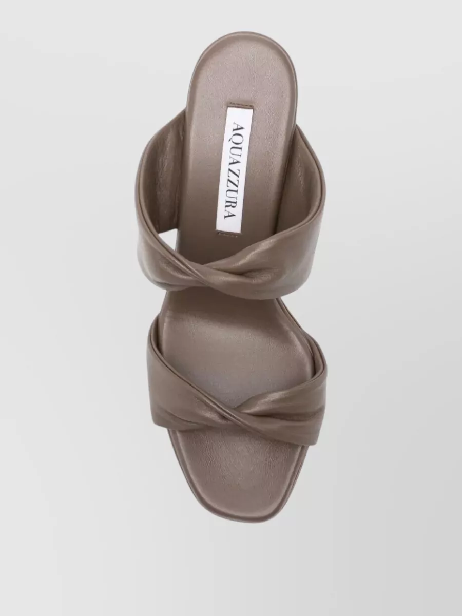 Aquazzura Leather Twist Sandals