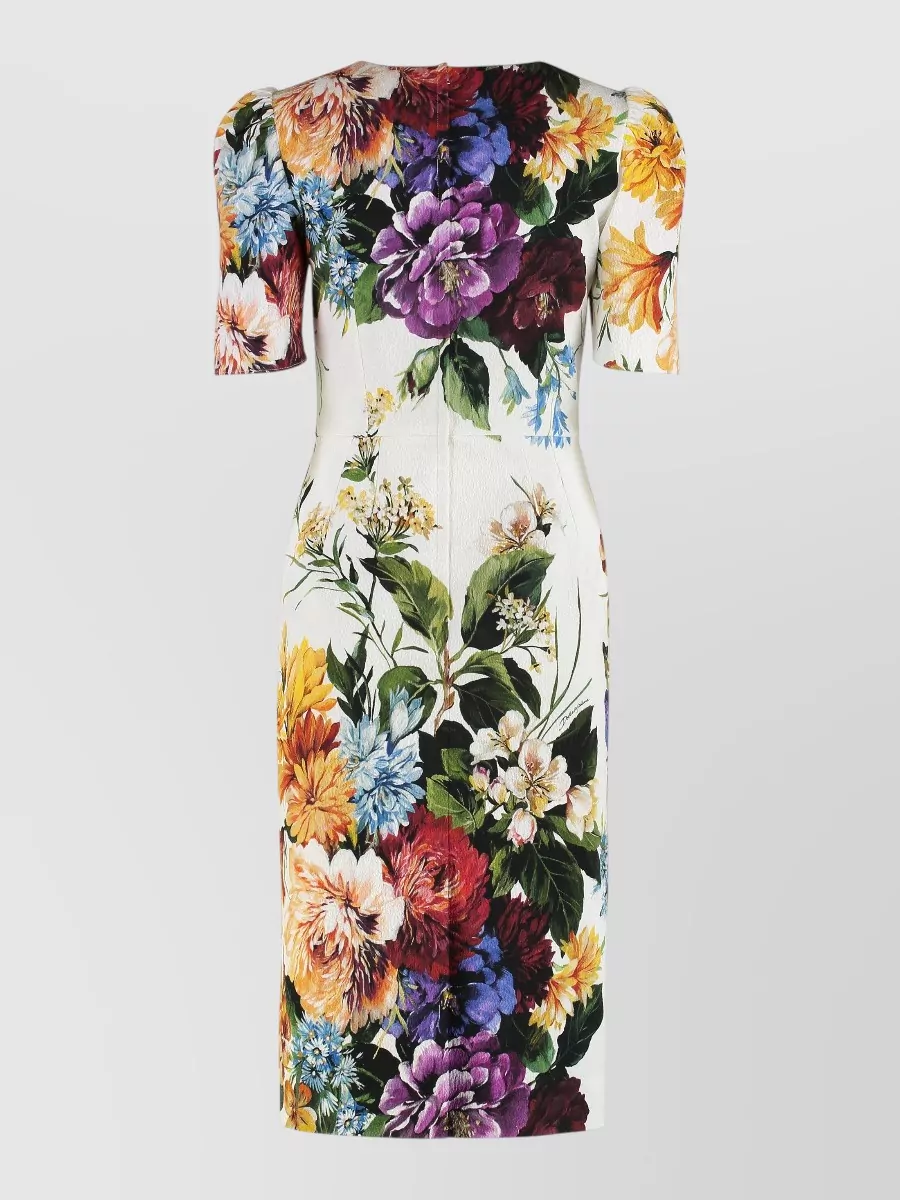 Dolce&Gabbana Floral-Print Midi Dress