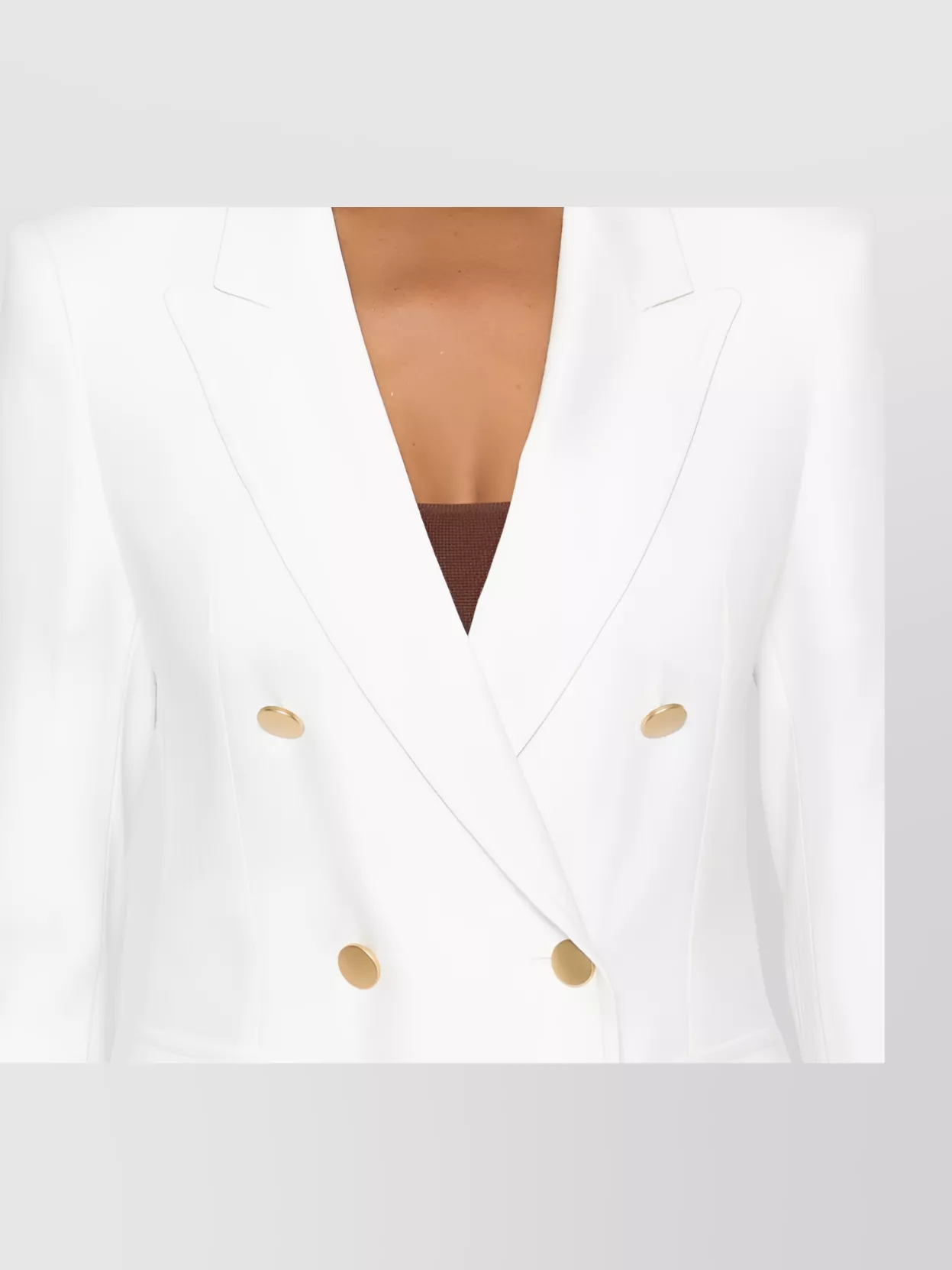Tagliatore Double-Breasted Blazer Gold Buttons