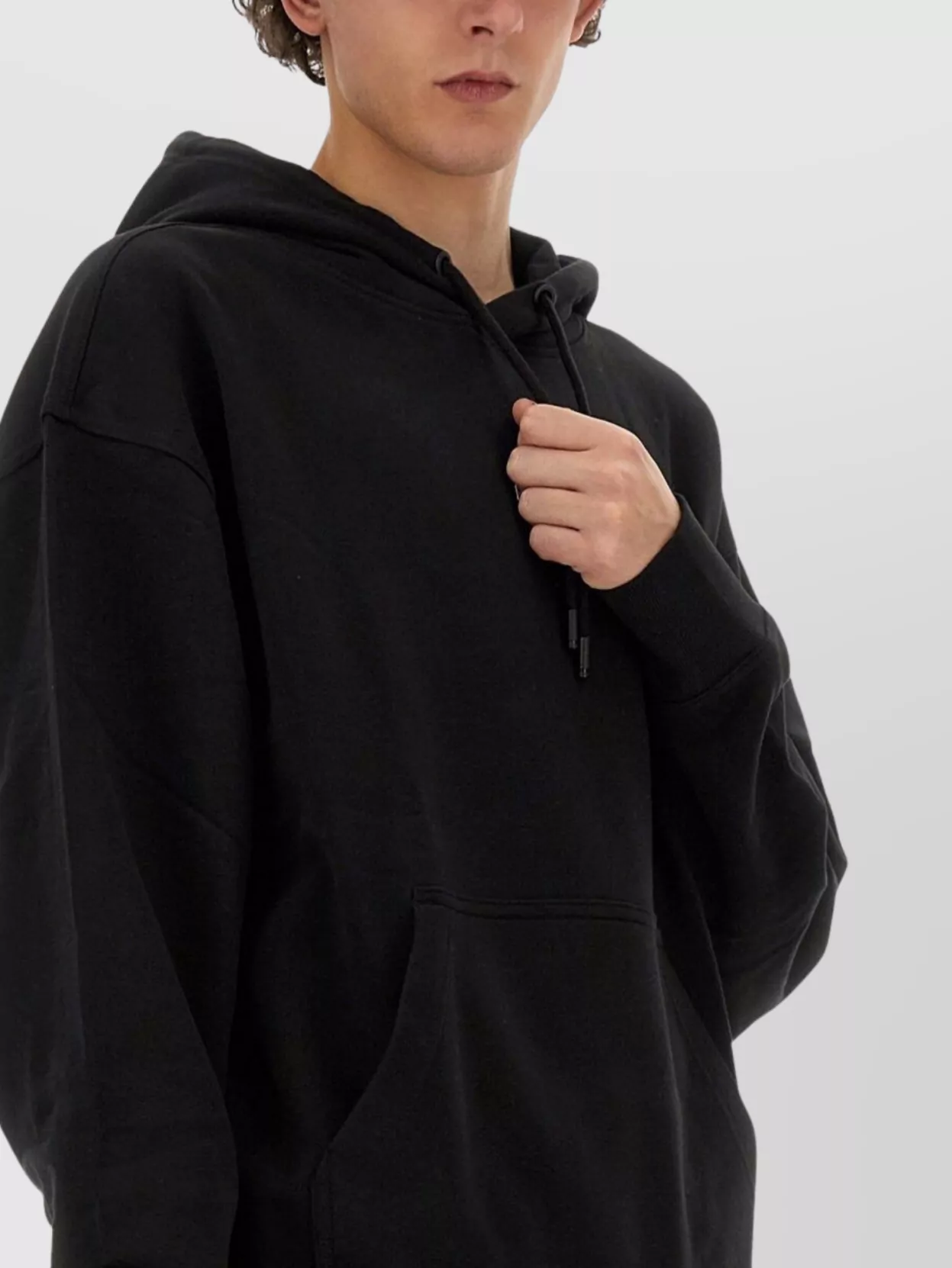 Boss Hooded Logo Sweater Kangaroo Pocket