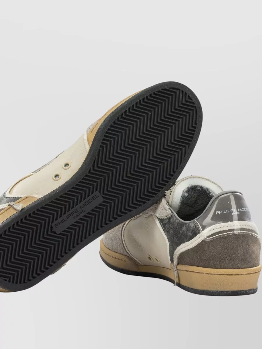 Philippe Model Leather Lace-Up Sneakers