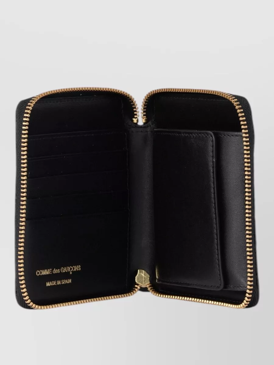 Comme Des Garçons Calfskin Zip Wallet