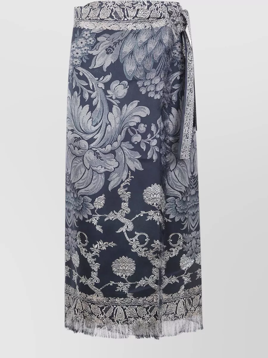 Pierre louise mascia Silk wrap skirt