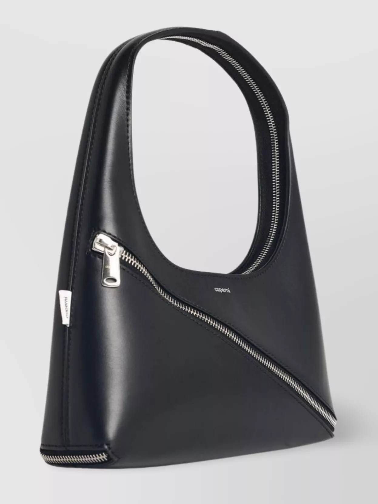Coperni Curved Handle Structured Shape Smooth Finish Bag