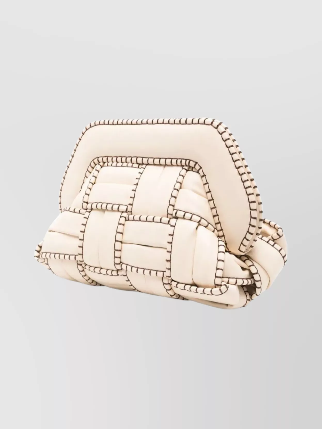 Themoiré Tia Woven Clutch Detachable Strap