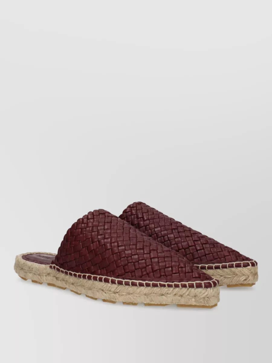 Bottega Veneta leather espadrilles