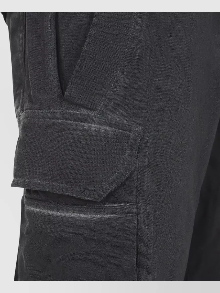 Rick Owens Drkshdw Cotton Relaxed-Fit Tapered Cargo Pants