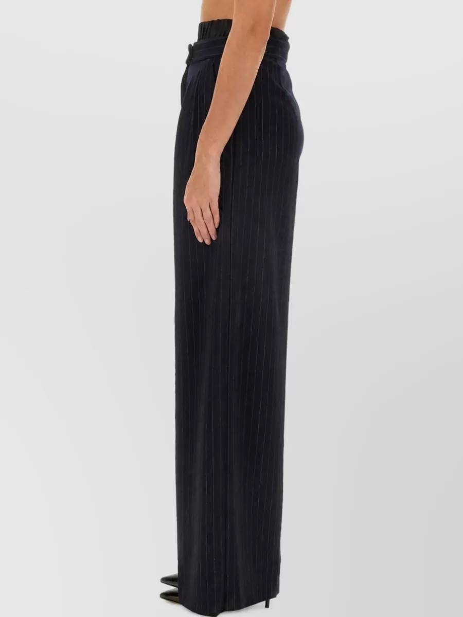 Max Mara Virgin Wool Wide-Leg Trousers