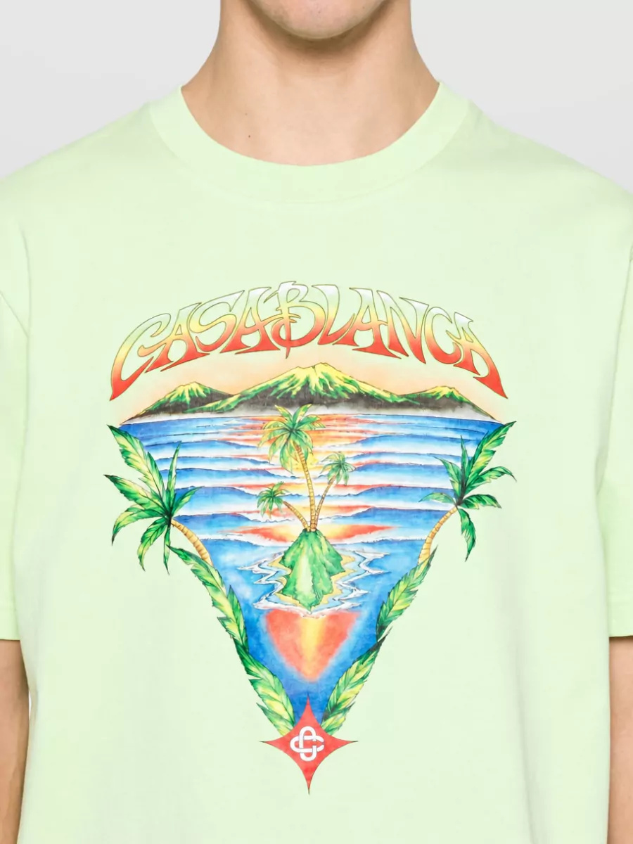Casablanca Graphic Cotton T-Shirt