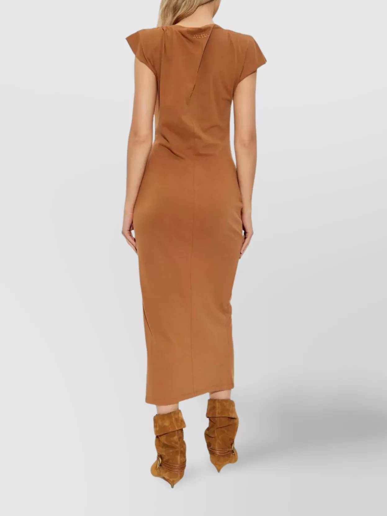 Isabel Marant Asymmetric Draped Dress Side Slit
