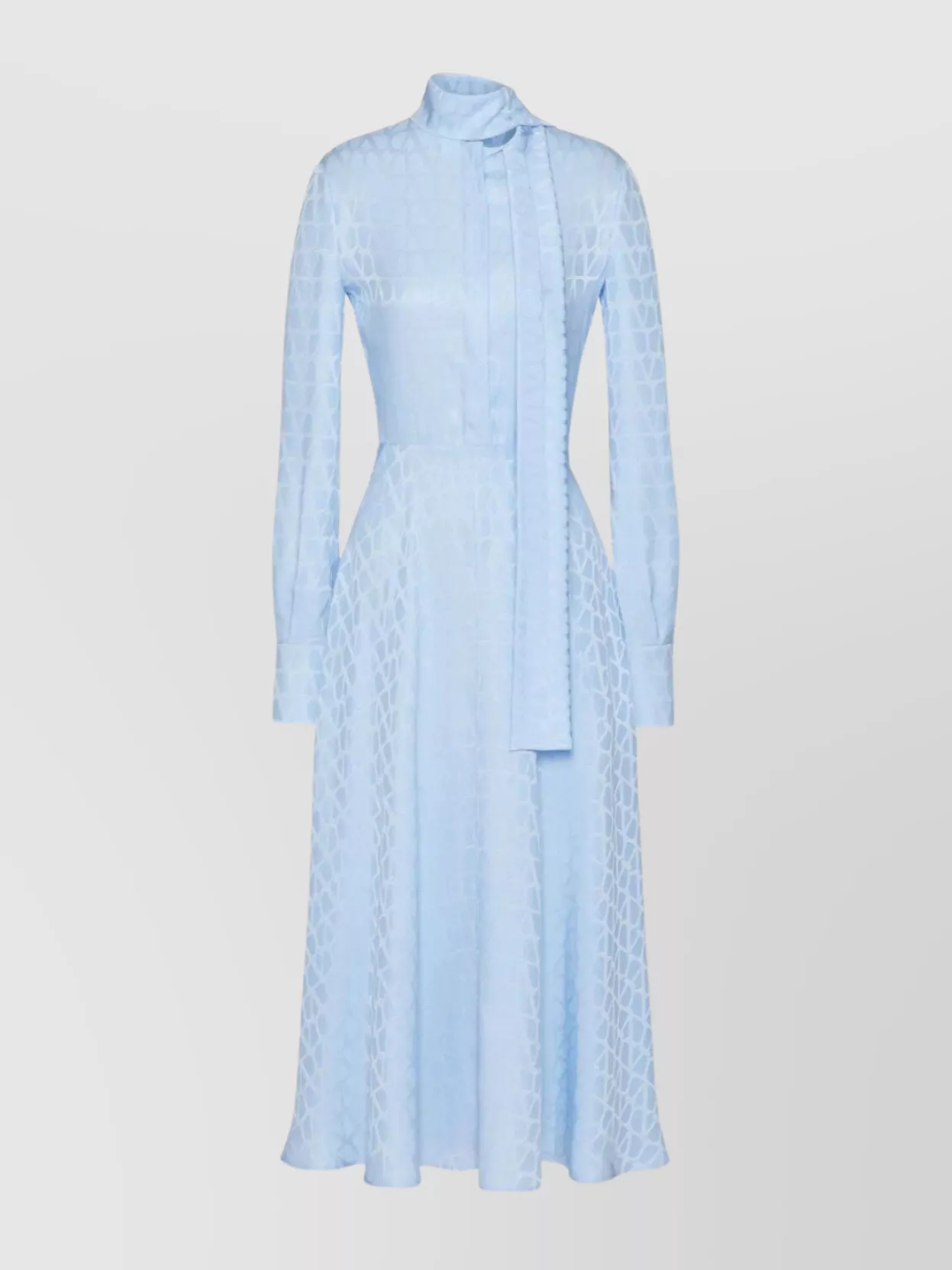 Shop Valentino Iconic Print Midi Dress