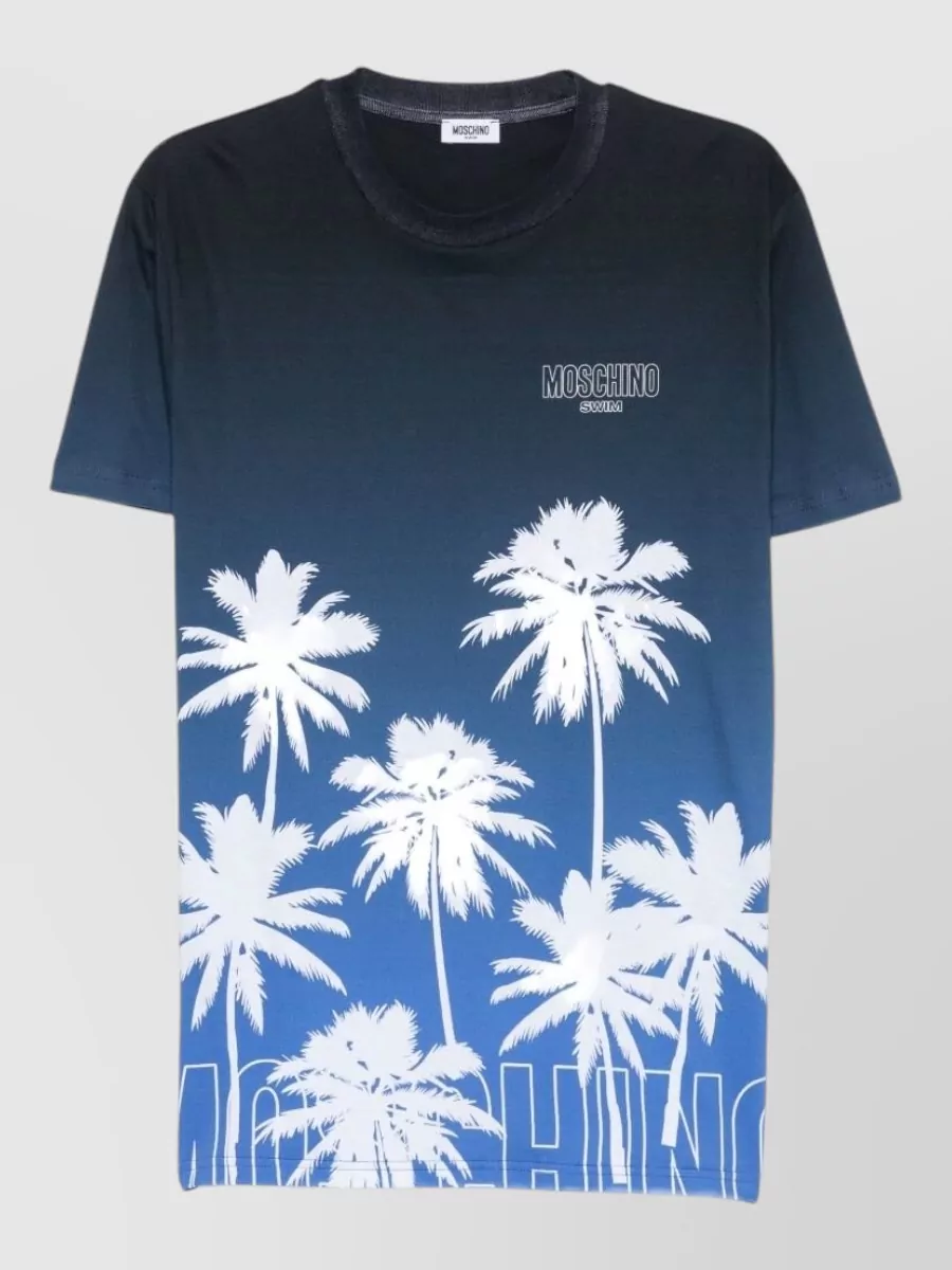 Moschino short-sleeve beach towel
