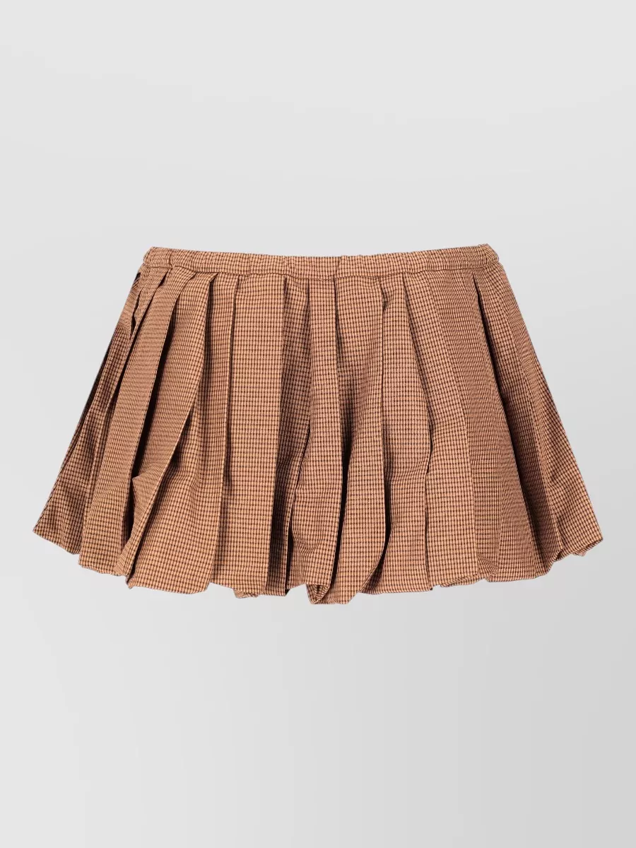 Miu Miu cotton mini skirt